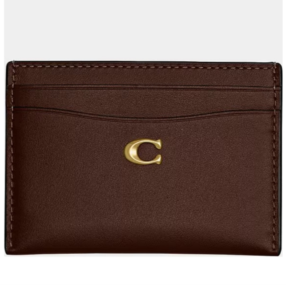 COACH card Holder In Maple